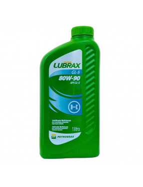 Óleo Câmbio 80W-90 API GL-5 Mineral Multiviscoso LUBRAX LUBRIFICANTES -  1 Litro