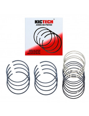 Jogo de Anéis Pistão 050 CELTA CORSA CLASSIC 1.0 8V GASOLINA MOTOR VHC - KICTECH ANGM30786050..