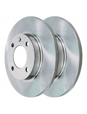 PAR DE DISCOS FREIO DIANTEIRO SÓLIDO HIPPER FREIOS - HF01