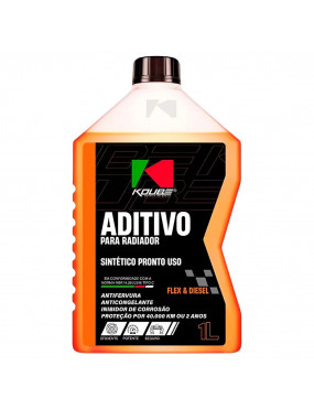 Aditivo Radiador Sintético Pronto Uso Laranja Koube - 1 Litro..