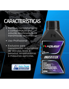 Invertech Remove Óleo Câmbio Automático Sistema Arrefecimento Koube Original - 450ml