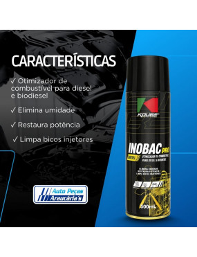 Aditivo Estabilizador Diesel Biodiesel Bactericida Combustível Inobac Pro Koube Original - 500ml
