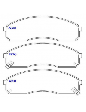 Pastilha Freio Dianteira Kia Besta Bongo Carnival Syl..