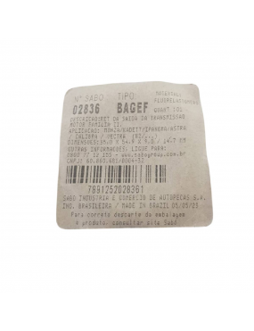 Retentor Lateral Diferencial Monza/Kadett 02836BAGEF I Sabó