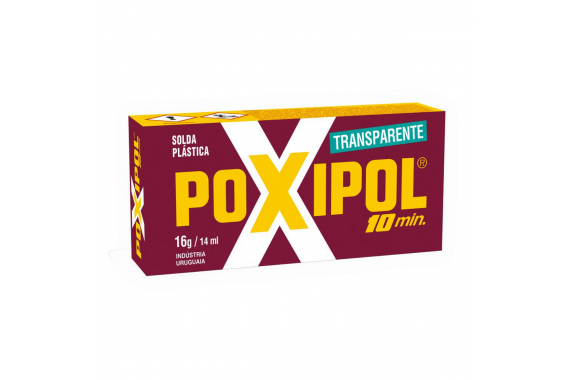 COLA POXIPOL TRANSPARENTE 16G AKAPOL