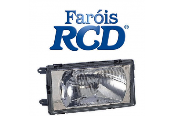 FAROL PRINCIPAL DIREITO LENTE PLASTICO RCD