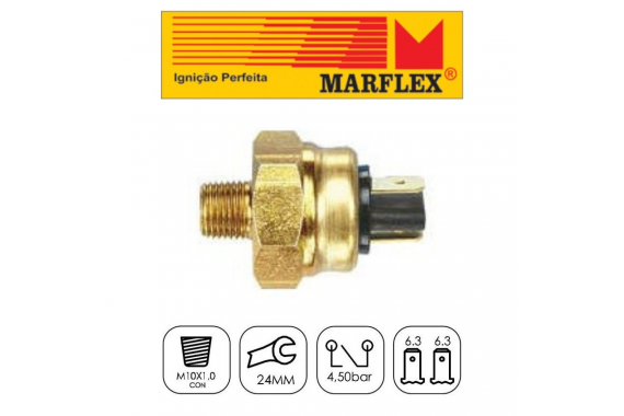 Interruptor Luz Freio Marflex Vw Fusca Brasilia Kombi Passat Gol Voyage Parati Saveiro Santana Quantum