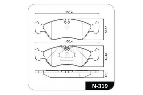 Kit Pastilha Freio Dianteira Daewoo Espero 1994 a 1997 Chevrolet Astra 2.0 8v 1994 a 1996 Teves Cobreq