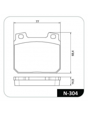 Kit Pastilha Freio Dianteira Chevrolet Caravan 1979 a 1992 Opala 1979 a 1992 Teves Cobreq