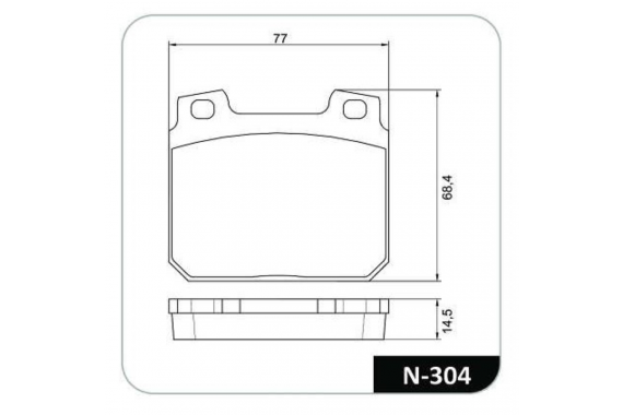 Kit Pastilha Freio Dianteira Chevrolet Caravan 1979 a 1992 Opala 1979 a 1992 Teves Cobreq