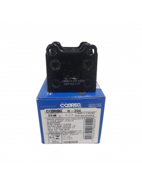Kit Pastilha Freio Dianteira Gurgel BR800 0.8 1988 a 1993 Volkswagen Gol 1984 a 1993 Teves Cobreq