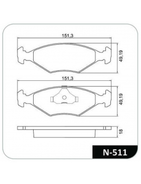 Kit Pastilha Freio Dianteira Fiat Fiorino 1985 a 2004 Tempra 2.0 1994 a 1997 Teves Cobreq..