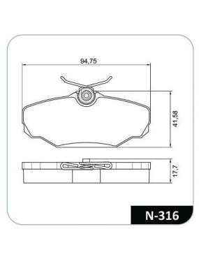 Kit Pastilha Freio Traseira Chevrolet Kadett 2.0 1992 a 1995 Monza 1992 a 1996 TRW Cobreq..