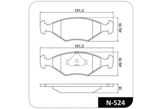 Kit Pastilha Freio Dianteira Fiat Palio 1996 a 2000 Teves Cobreq