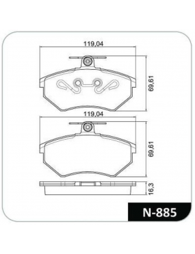 Kit Pastilha Freio Dianteira Seat Cordoba 1993 a 2000 Volkswagen Golf G1 1994 a 1999 Girling Cobreq