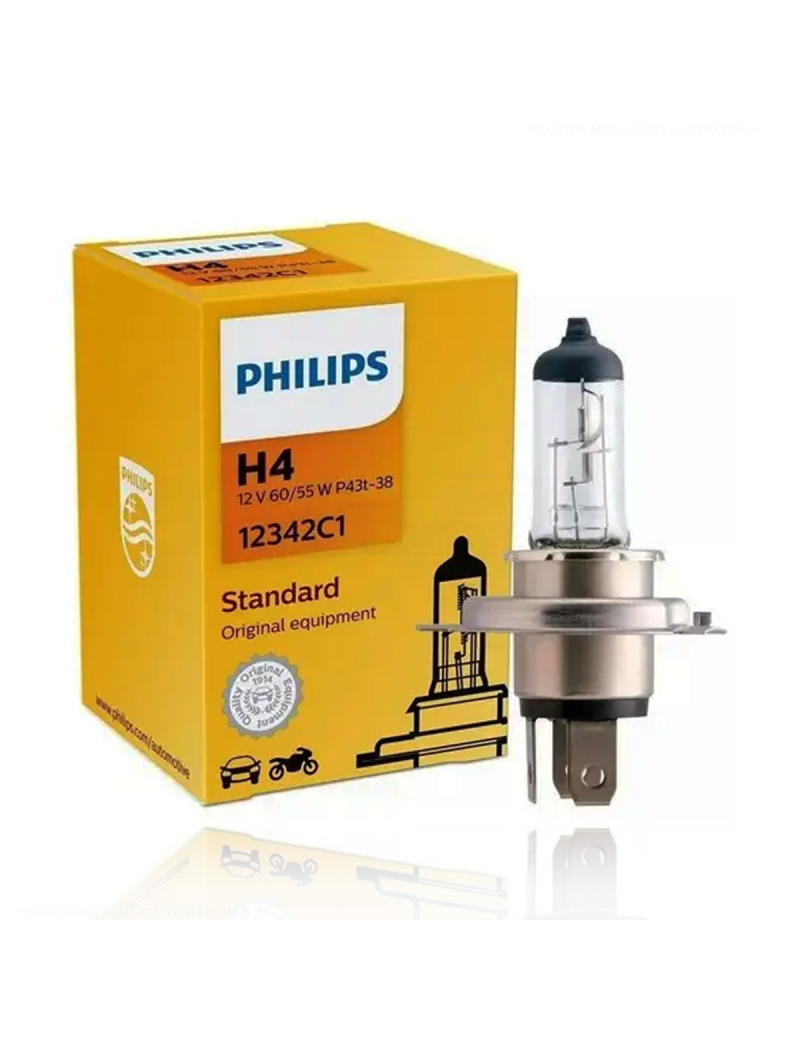 Lâmpada H4 55w 12v Philips