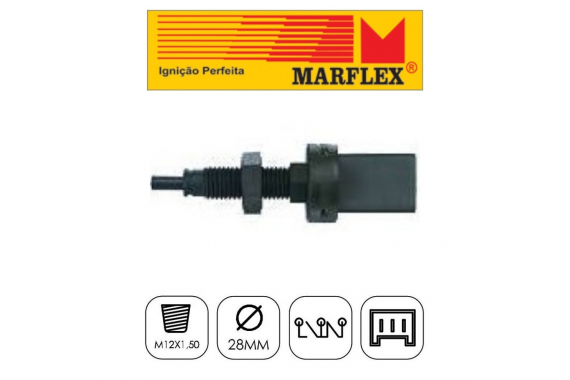 Interruptor Luz Freio Marflex Fiat Uno Premio Elba Tempra 