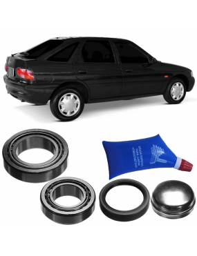 Kit Rolamento Roda Ford Verona 94 a 96 Pointer 94 a 96 Ka 97 a 2013 Traseiro Sem Abs Skf