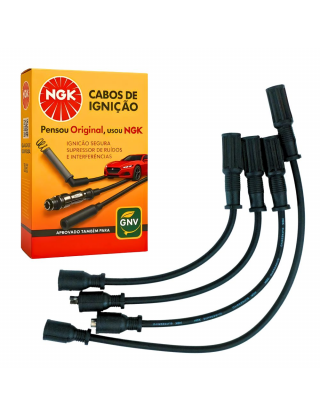 JOGO CABO DE VELA SUPRESSIVO FIAT FIORINO PALIO SIENA UNO STRADA NGK - SCT54                                                                     ..