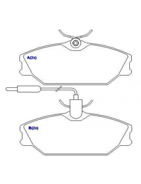 Pastilha Freio Dianteira Renault Grand Scenic Laguna Megane Scenic..