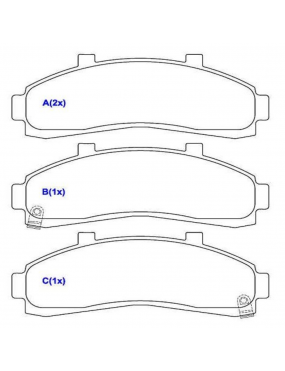 Pastilha Freio Dianteira Ford Explorer Ranger Mazda B2500