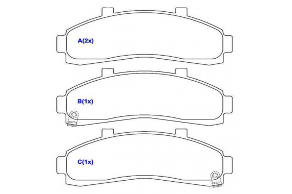Pastilha Freio Dianteira Ford Explorer Ranger Mazda B2500