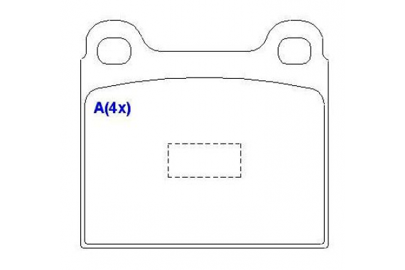 Pastilha Freio Dianteira Volkswagen Gol G1 G2 Parati Saveiro Voyage G1 Gurgel Br800 Supermini 