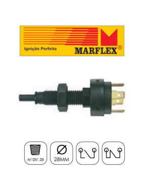 Interruptor Freio Luz Marflex Uno Premio Elba 1985 a 1989 ..