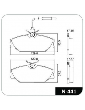 Kit Pastilha Freio Dianteira Renault Laguna 1994 a 2003 Megane 1996 a 2013 Girling Cobreq..