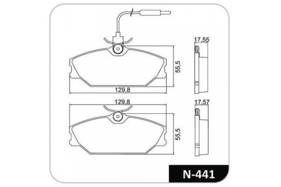 Kit Pastilha Freio Dianteira Renault Laguna 1994 a 2003 Megane 1996 a 2013 Girling Cobreq