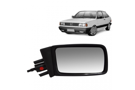 Espelho Retrovisor Direito C/Controle Volkswagen Gol Voyage Parati Saveiro G1 1988 a 1994