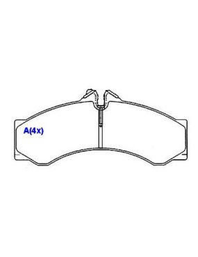 Pastilha Freio Dianteira Traseira Mercedes Benz Sprinter..