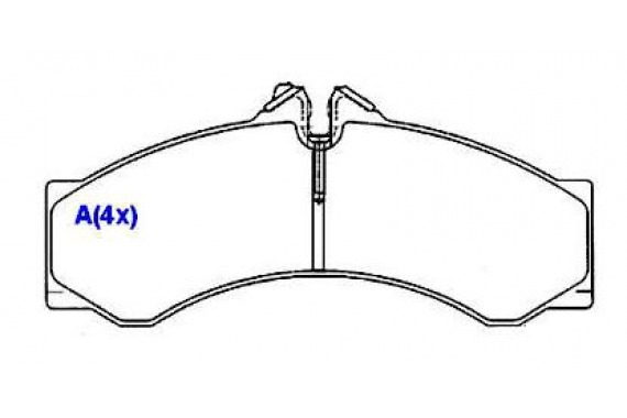 Pastilha Freio Dianteira Traseira Mercedes Benz Sprinter