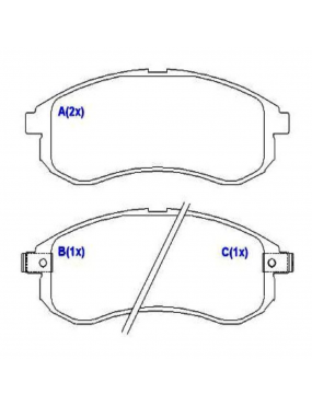 Pastilha Freio Dianteira Mitsubishi L200 Pajero Dakar Sport ..