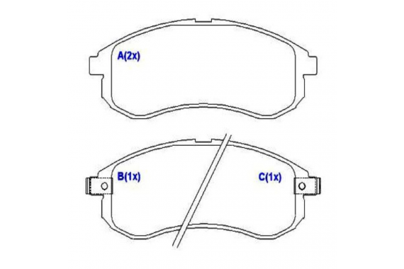 Pastilha Freio Dianteira Mitsubishi L200 Pajero Dakar Sport 