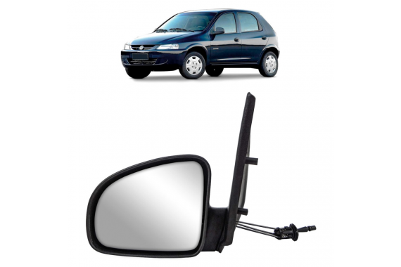 Espelho Retrovisor Esquerdo Com Controle Chevrolet Celta 2000 a 2006 