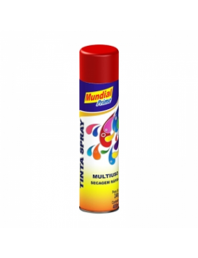 Spray Tinta Amarelo Luminoso Mundial Prime..