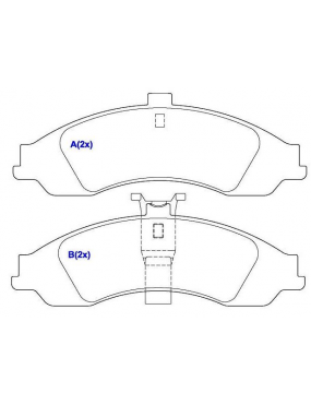 Pastilha Freio Dianteira Chevrolet Omega 3.8 12v 1998 a 2006 Australiano
