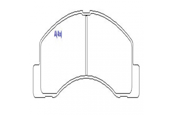 Pastilha Freio Dianteira Traseira Ford F-250 F-350 F-4000