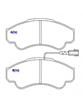 Pastilha Freio Dianteira Fiat Ducato Peugeot Boxer Tdi Diesel