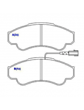 Pastilha Freio Dianteira Fiat Ducato Peugeot Boxer Tdi Diesel