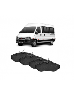 Kit Pastilha Freio Dianteira Fiat Ducato 1998 a 2009 Girling Cobreq