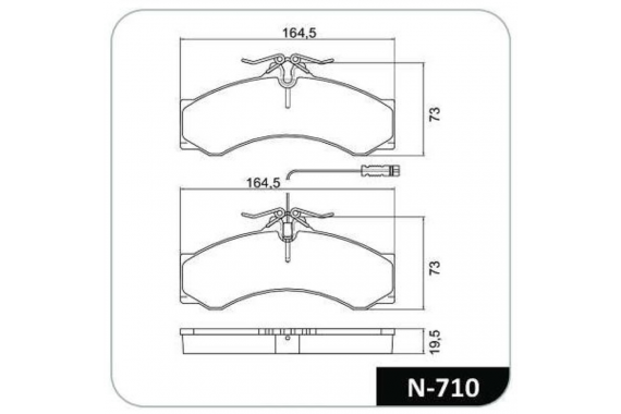 Kit Pastilha Freio Mercedes Sprinter 311 2.5 8V 2002 A 2004 Perrot Cobreq