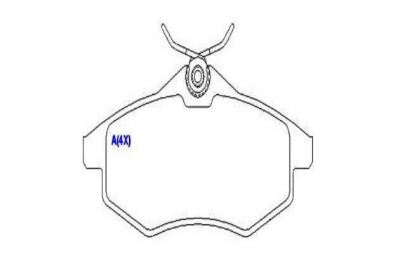 Pastilha Freio Dianteira Citroen C3 1.4 8V 2002 a 2011 Girling