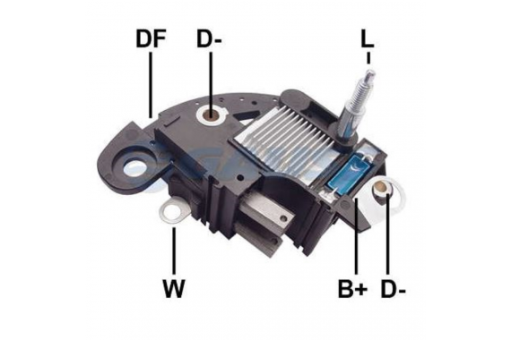 Regulador Voltagem Alternador 65ah Sistema Magneti Marelli Gauss