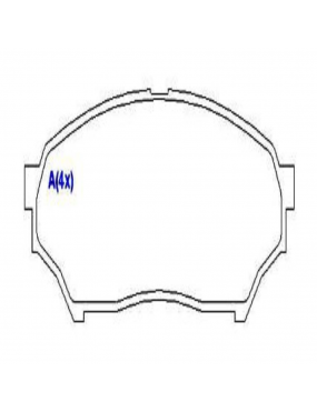 Pastilha Freio Dianteira Mitsubishi Pajero 16v 1998 a 2015 ..