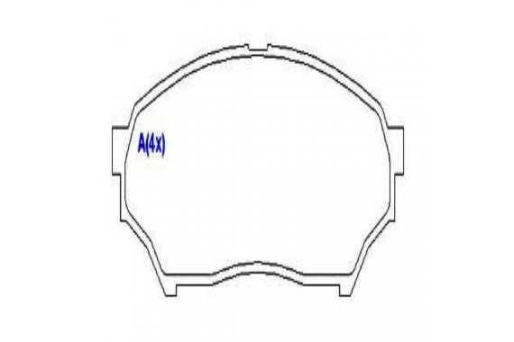 Pastilha Freio Dianteira Mitsubishi Pajero 16v 1998 a 2015 