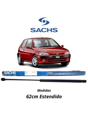 AMORTECEDOR TAMPA TRASEIRA SACHS PEUGEOT 106 1994 A 2001 C/ LIMPADOR