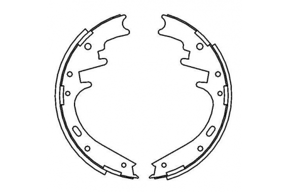 Sapata Freio Lona Ford Explorer Ranger 1998 a 2006 Dodge Dakota 1997 a 2003 Durango 1998 a 2003