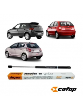 AMORTECEDOR TAMPA TRASEIRA FIAT PALIO RST II 2003/... FIAT PALIO RST III 2007/... CITROEN C3 2013/... PEUGEOT 208 2013/...